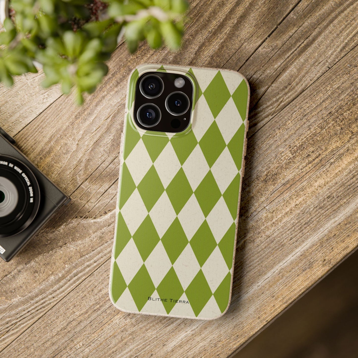Biodegradable Case (Moss Diamond)