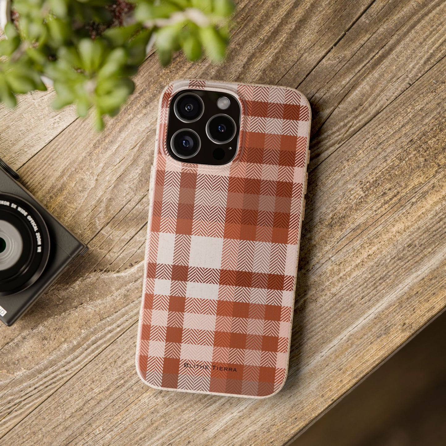 Biodegradable Case (Bonfire Plaid)
