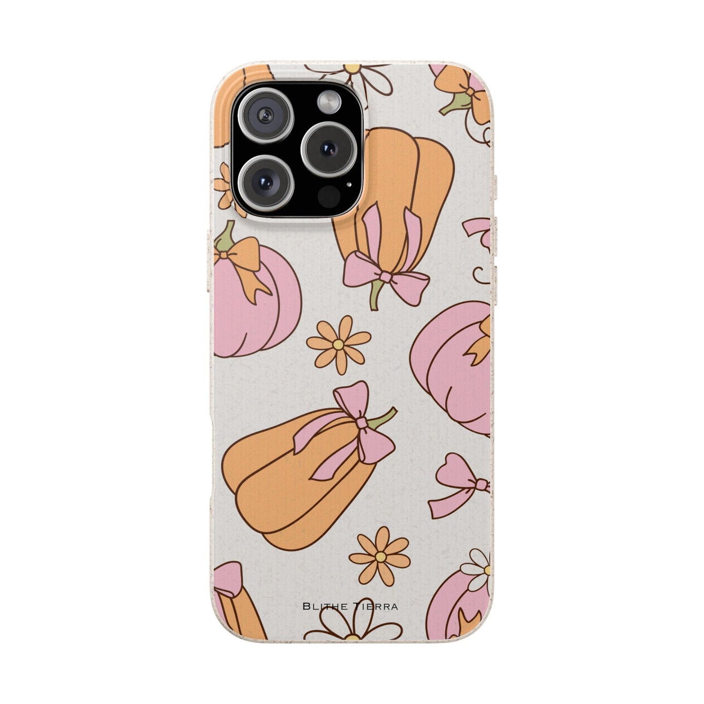 Biodegradable Phone Case (Pumpkin Chic)