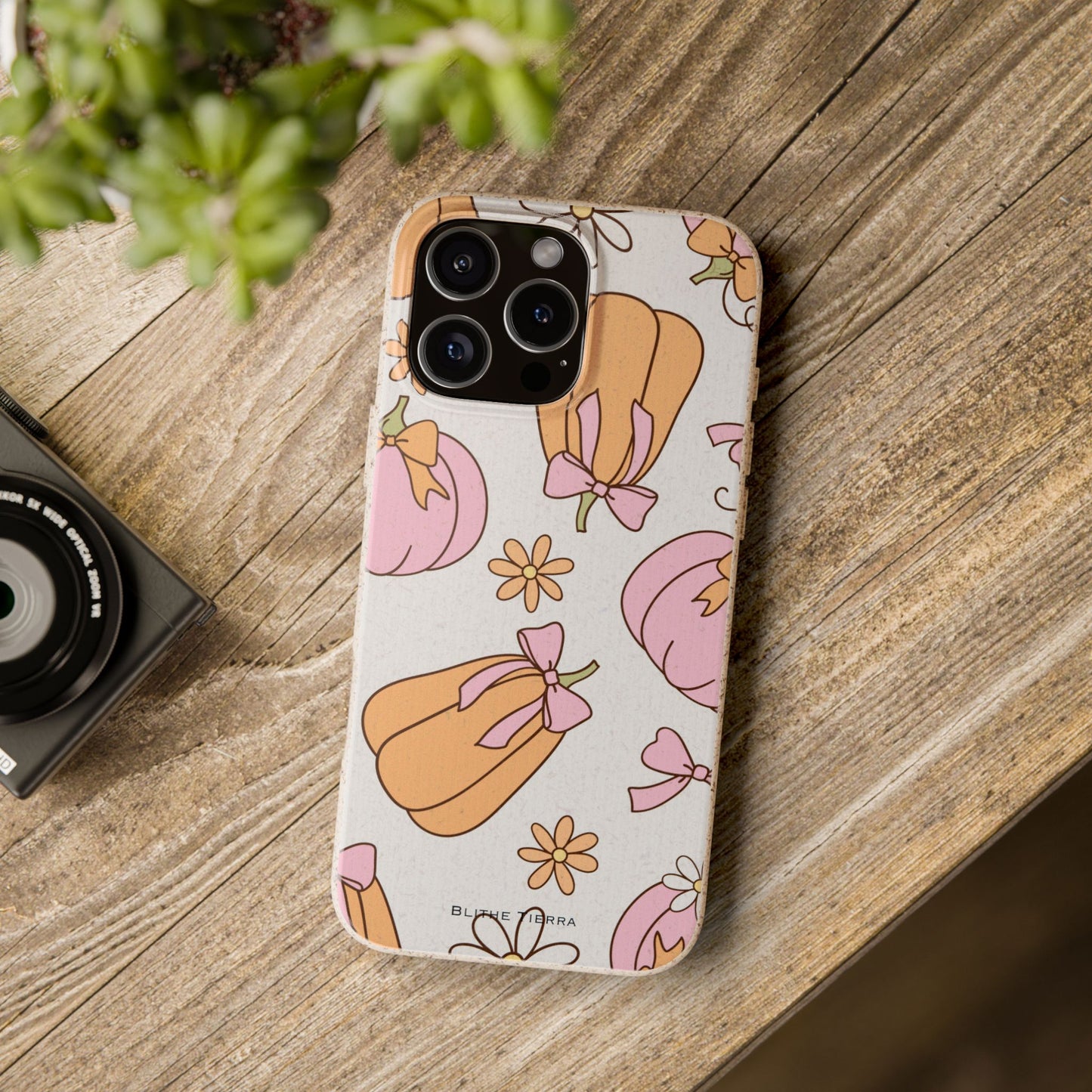 Biodegradable Phone Case (Pumpkin Chic)