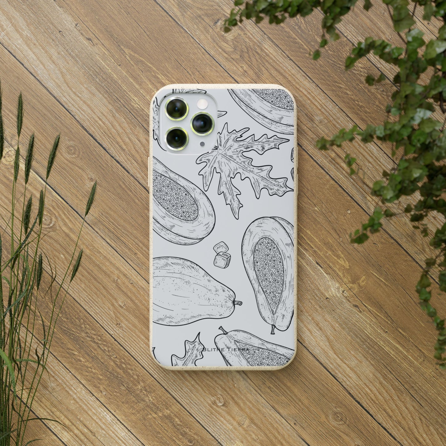 Biodegradable Case (Monochrome Spring)