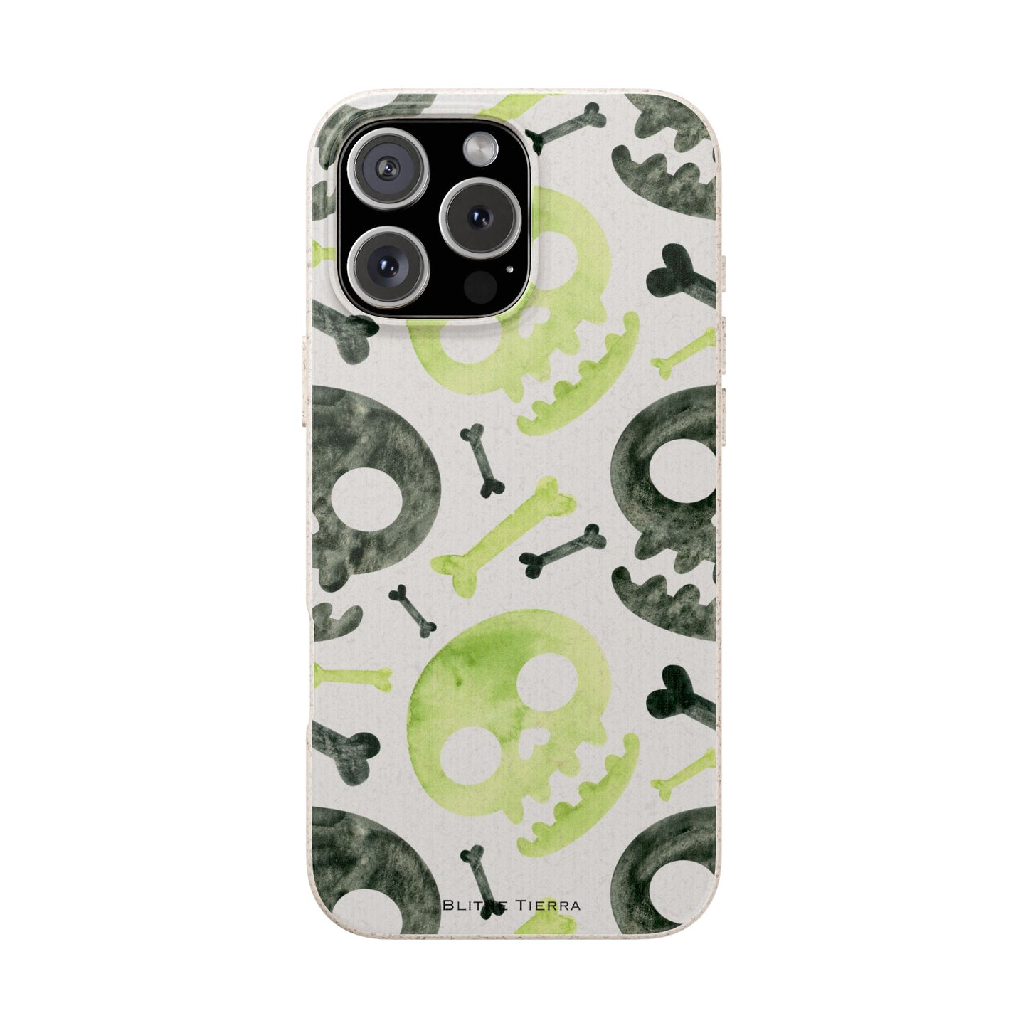 Biodegradable Phone Case (Toxic Skulls)