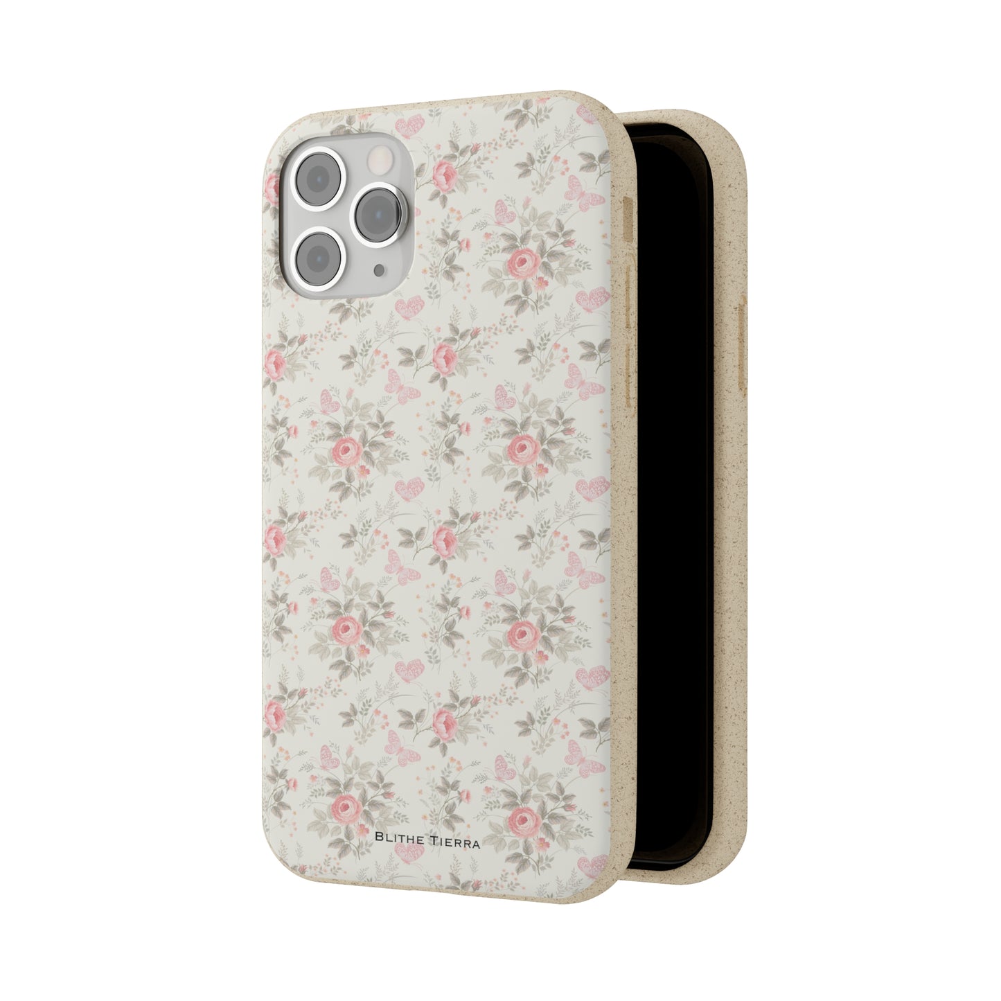 Biodegradable Case (Rose Garden Whispers)