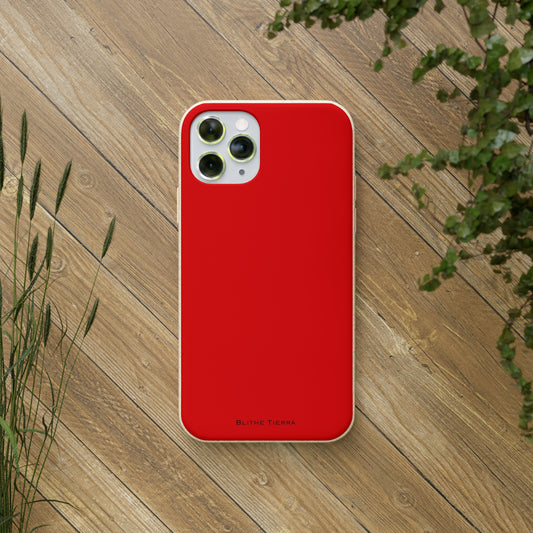 Biodegradable Case (Ruby Red)