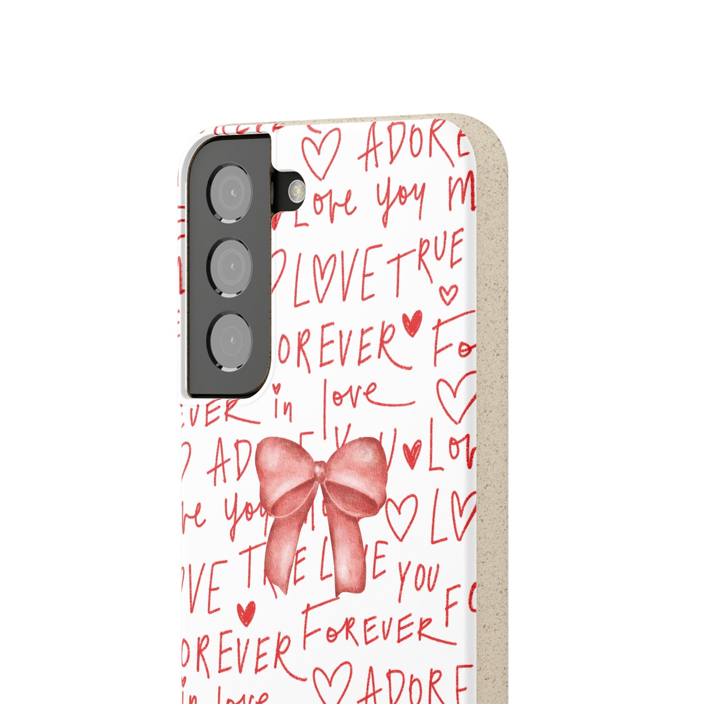 Biodegradable Case (Heart Patchwork)