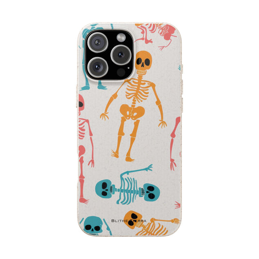 Biodegradable Phone Case (Party Skeletons)