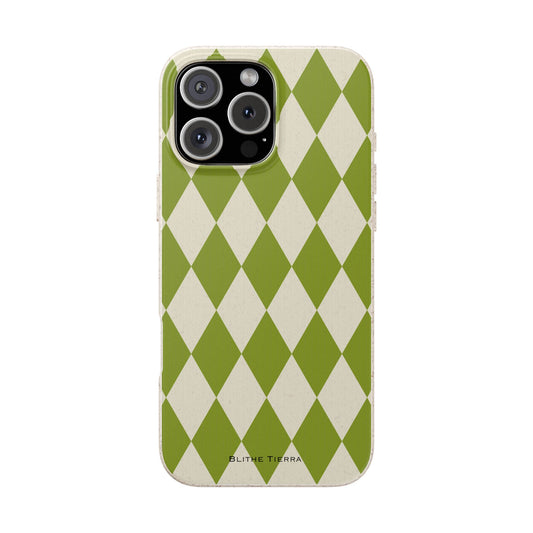 Biodegradable Case (Moss Diamond)