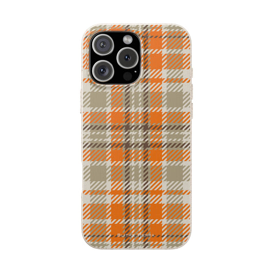 Biodegradable Case (Pumpkin Smoke Plaid)