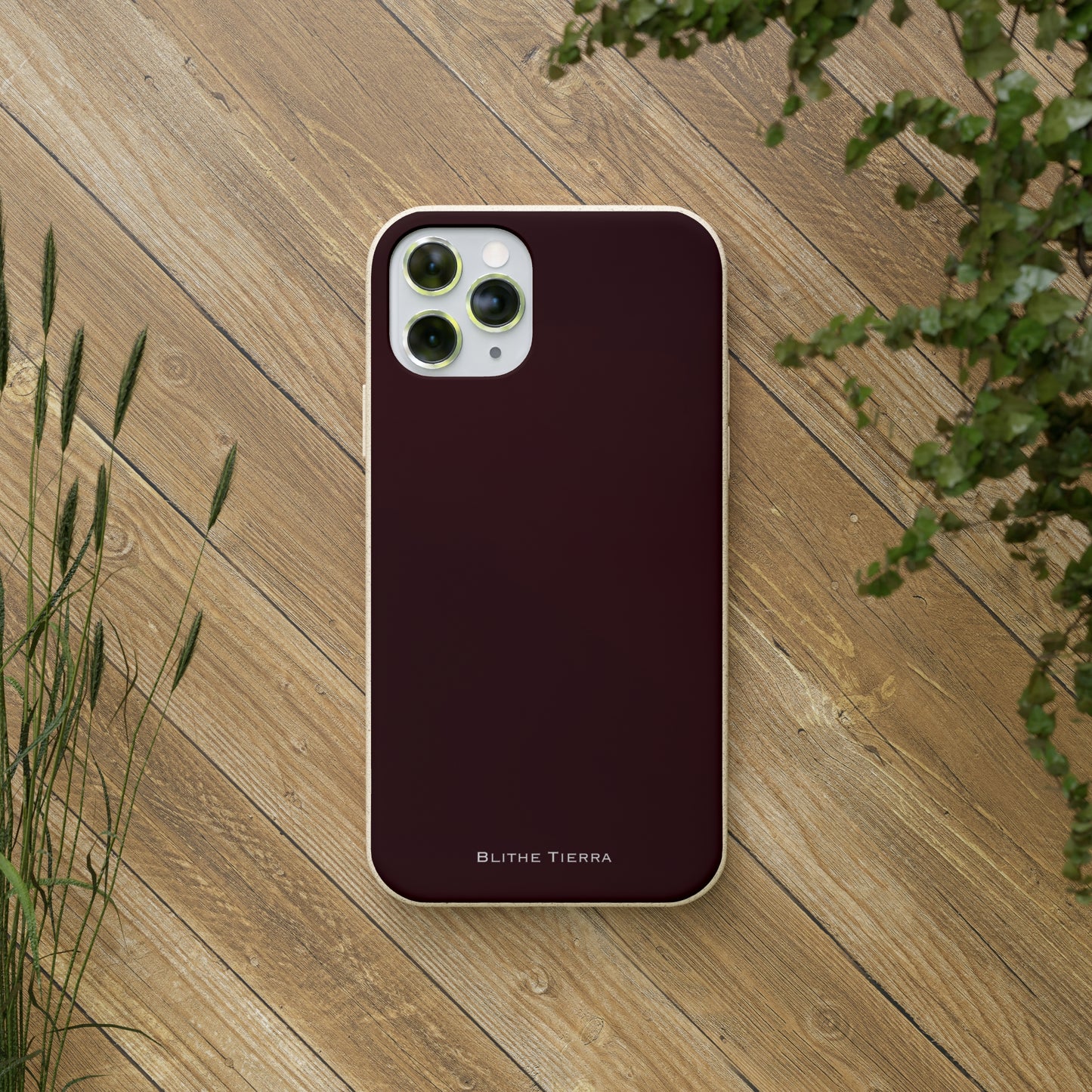 Biodegradable Case (Burgundy)