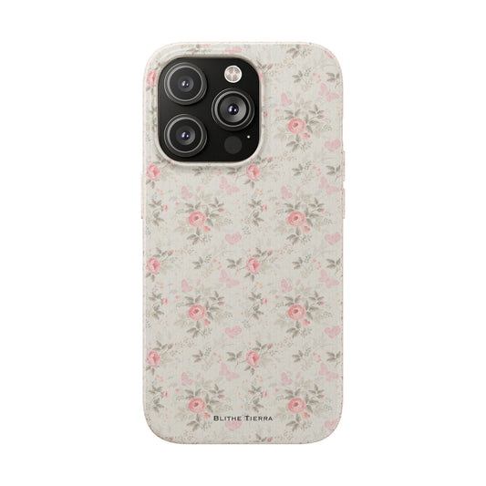 Biodegradable Case (Rose Garden Whispers)