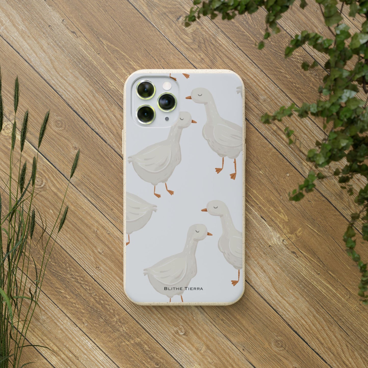 Biodegradable Case (Goose Gossip)